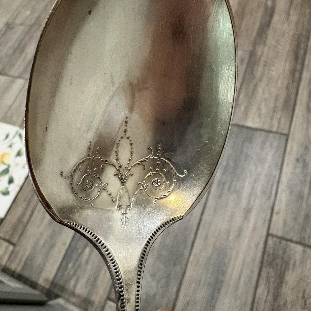 Oneida Community GROSVENOR Silverplate 9-1/4" Berry/Casserole Serving Spoon 1921